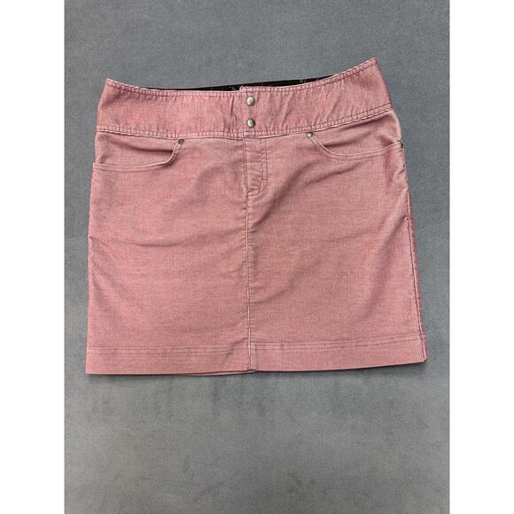 Athleta Skirt Womens Sz 10 Purple Lavender Corduroy Mini Casual Pockets - Picture 1 of 10